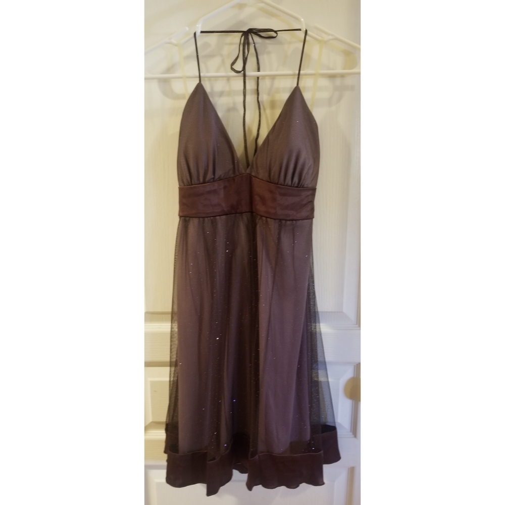 Short plum colored women's/junior's dress NWT